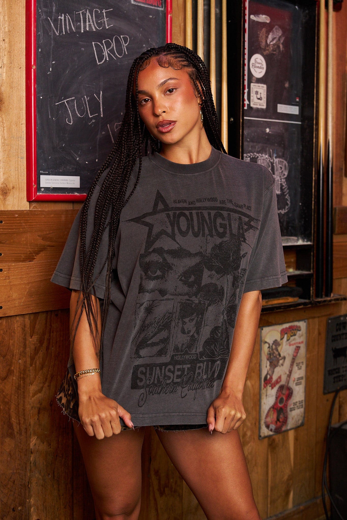 W412 Vintage Oversized Tee - Image 6
