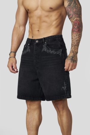 1025 - Phantom Embroidery Jorts - April 30th