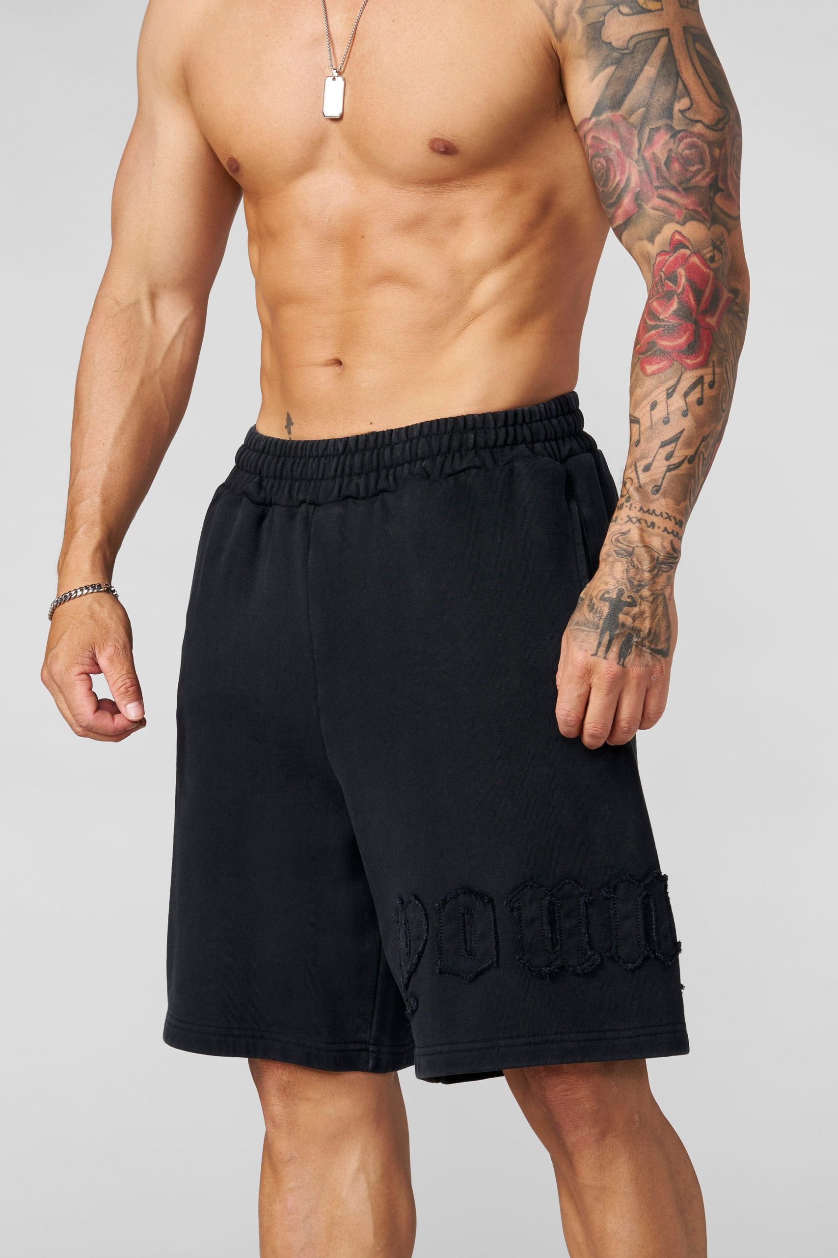 1027 - Patchwork Shorts - Image 8