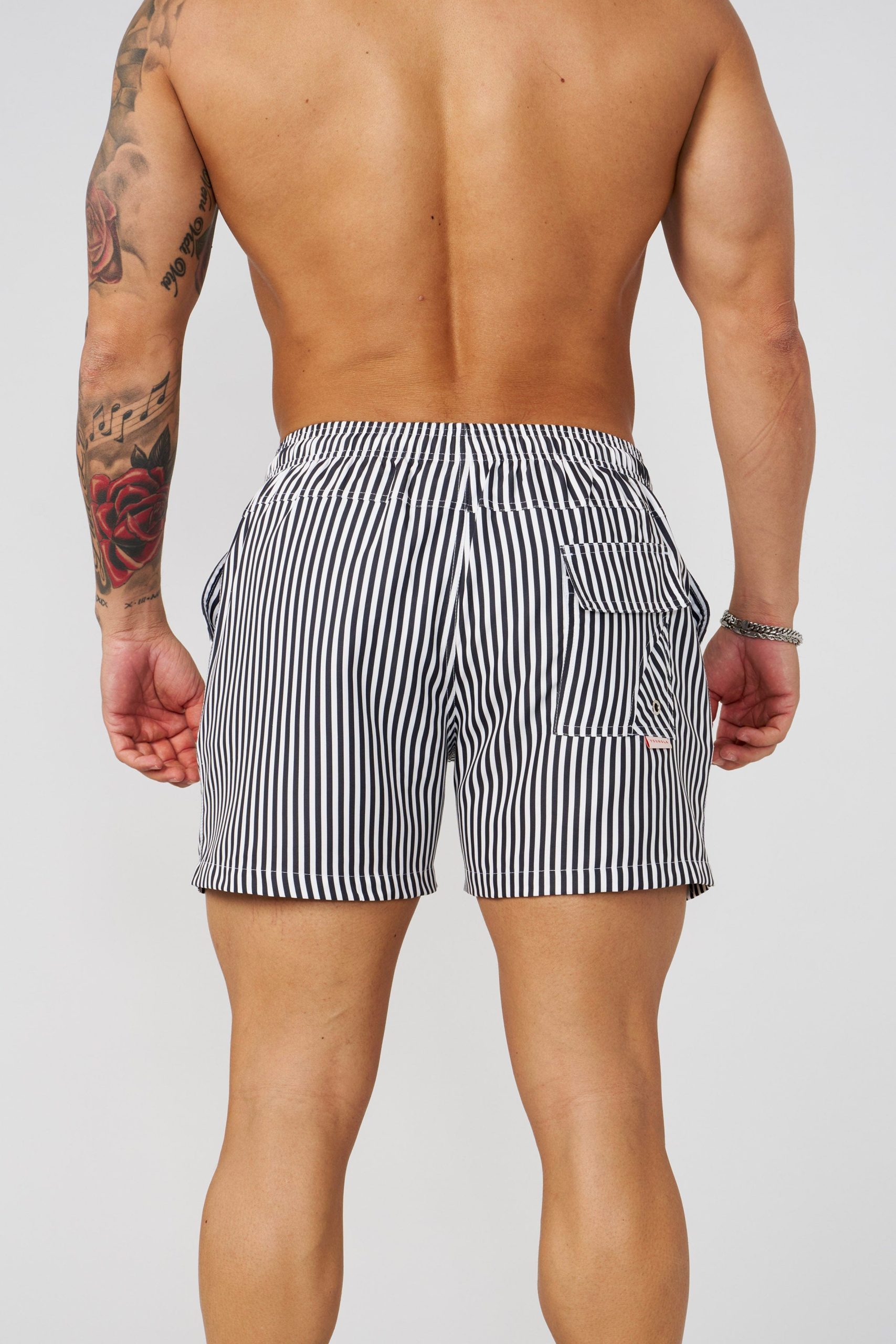 1056 - Striped Swim Shorts - Image 6