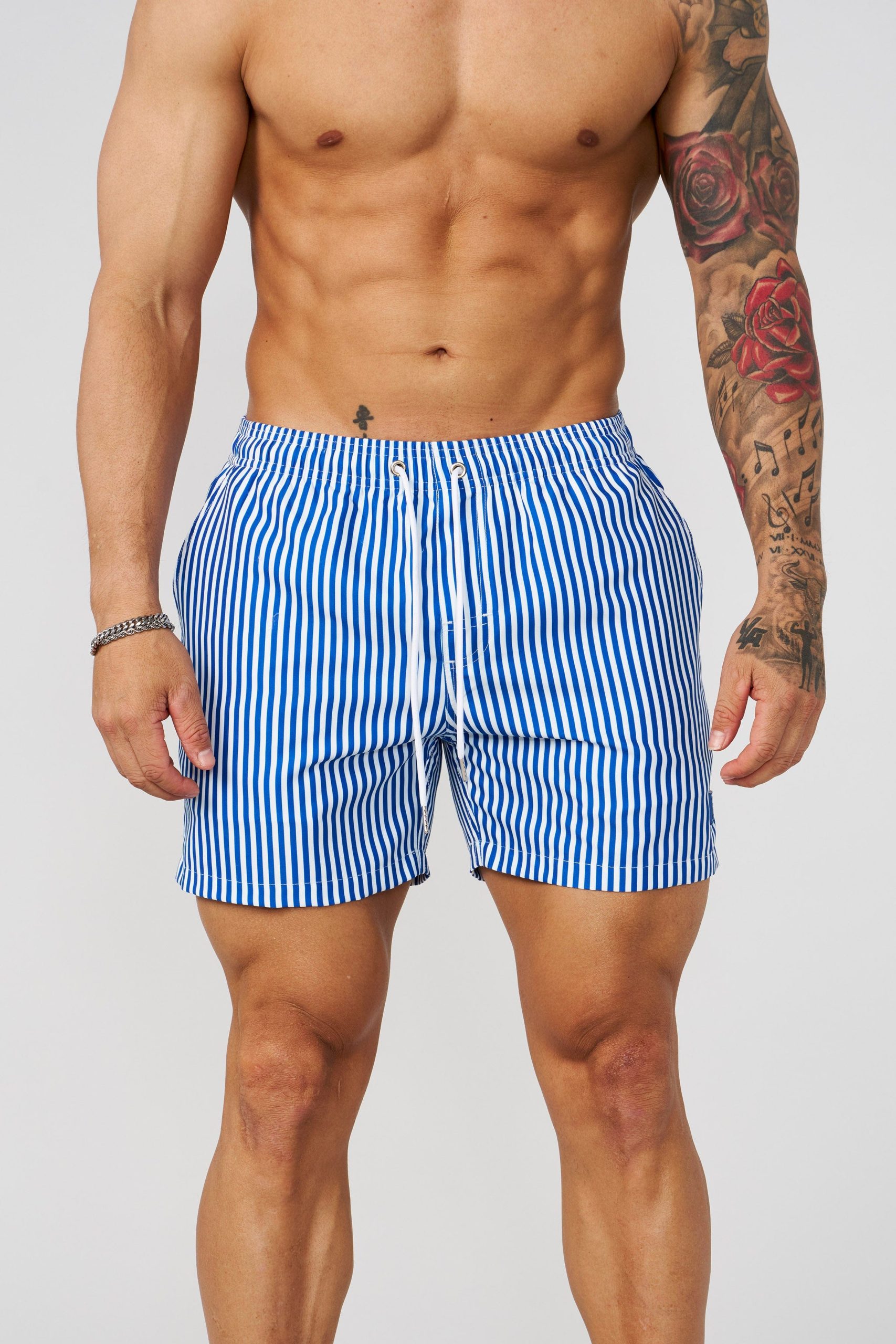 1056 - Striped Swim Shorts - Image 2