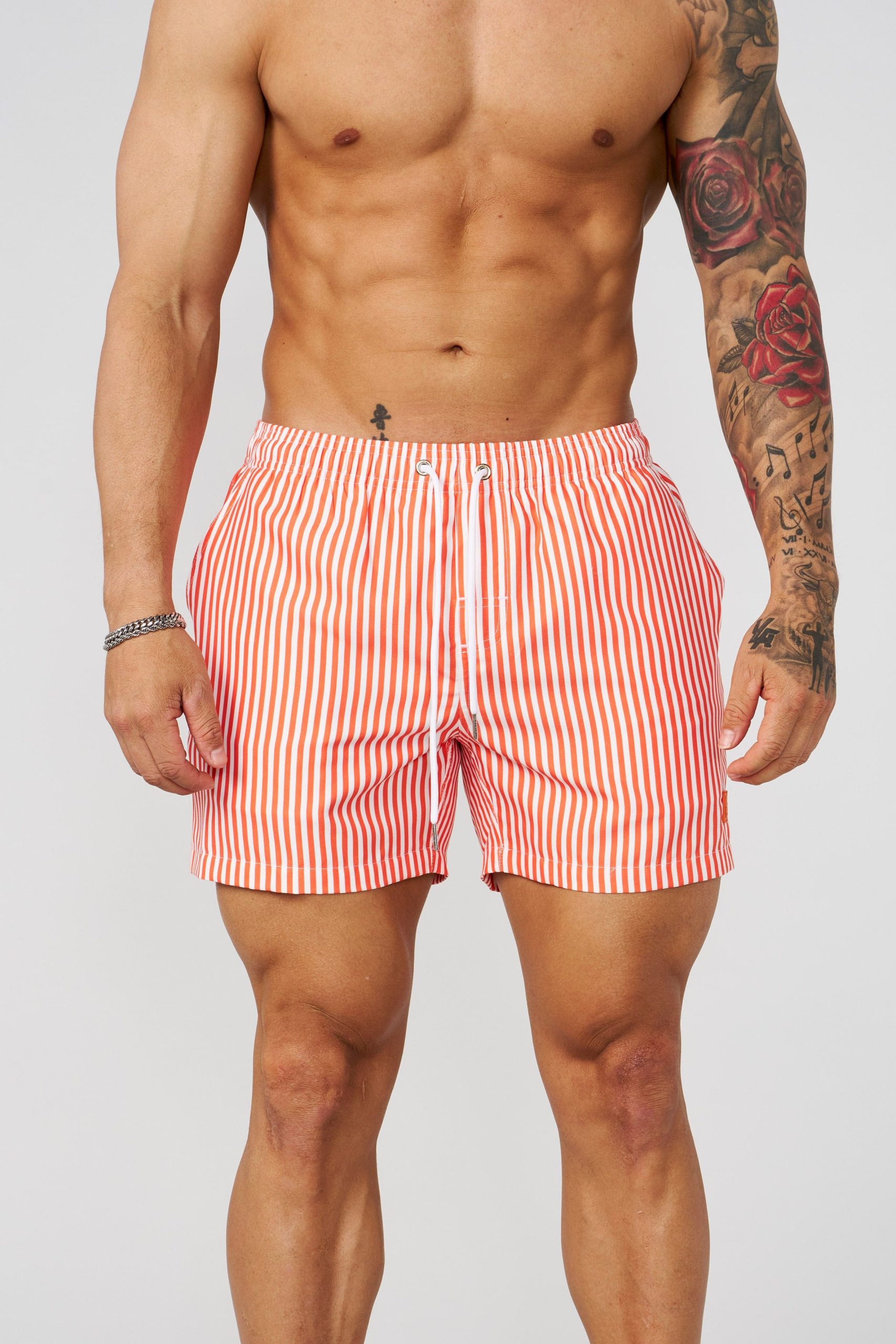 1056 - Striped Swim Shorts - Image 11