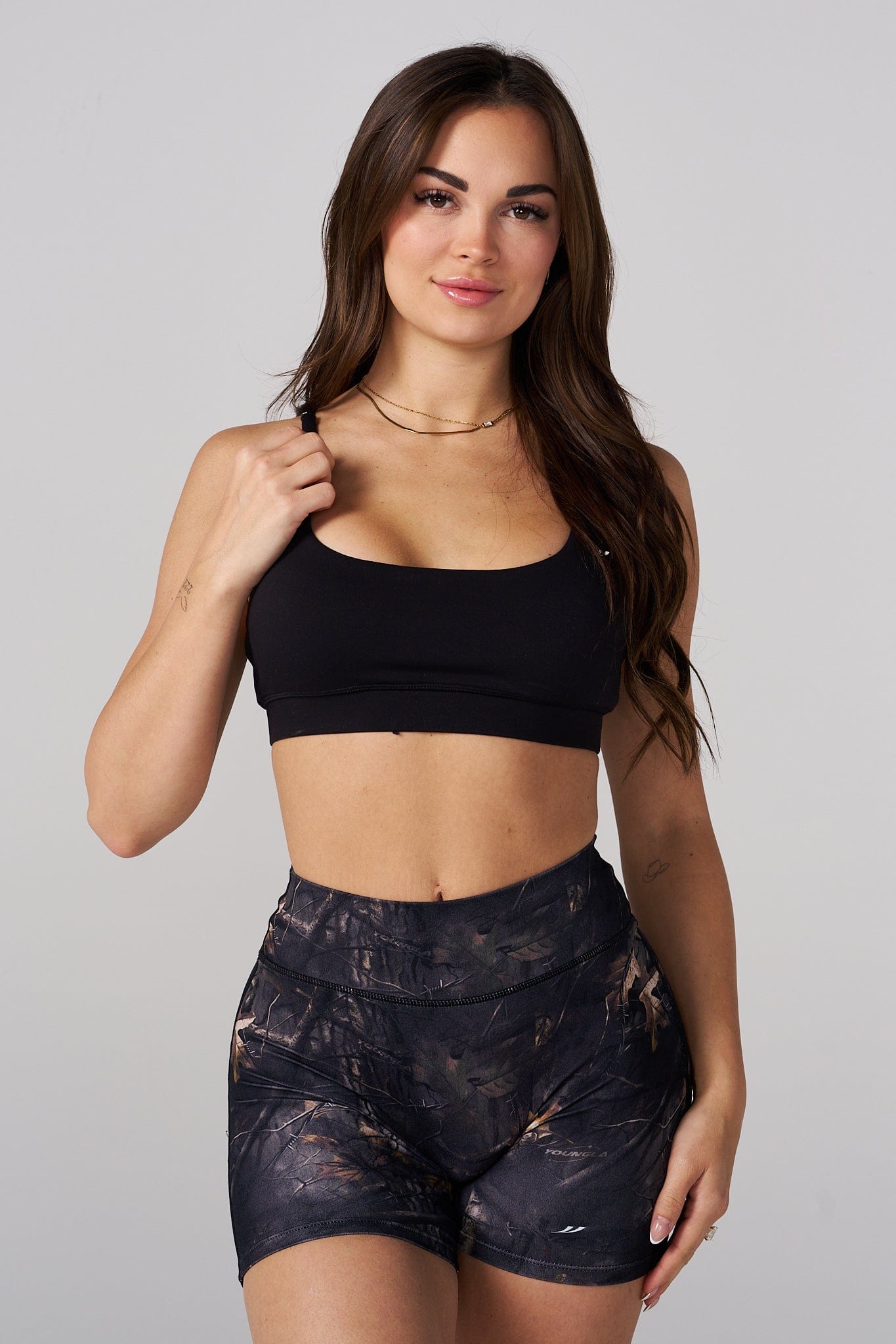 W3161 - Camo Urban Sports Bra - Image 2