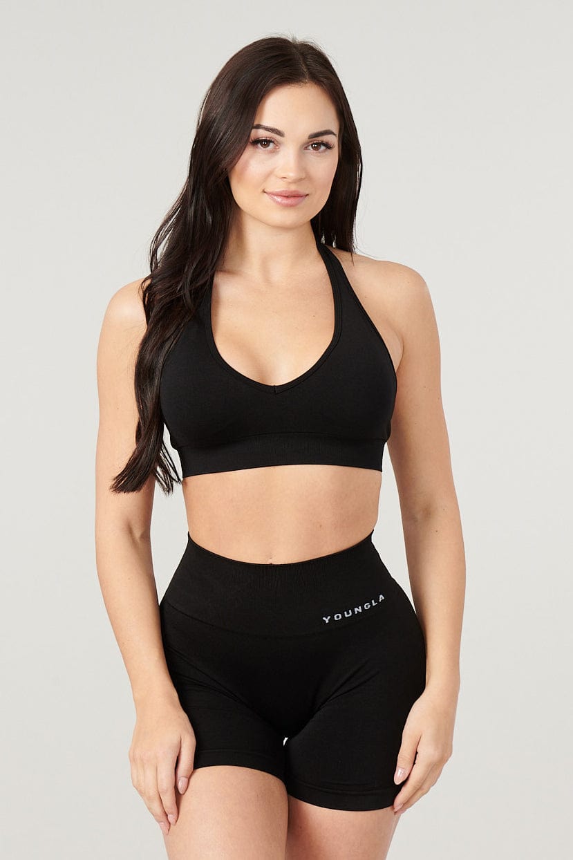 W328 - Core Seamless Halter sports bra - Image 11