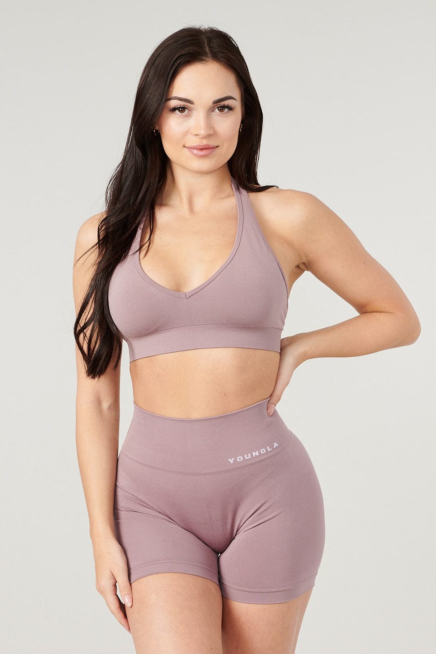 W328 - Core Seamless Halter sports bra - Image 13