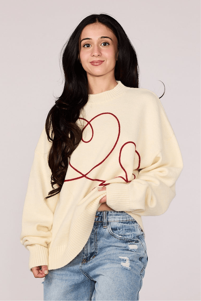 W5220 Hearts Sweater - Image 2