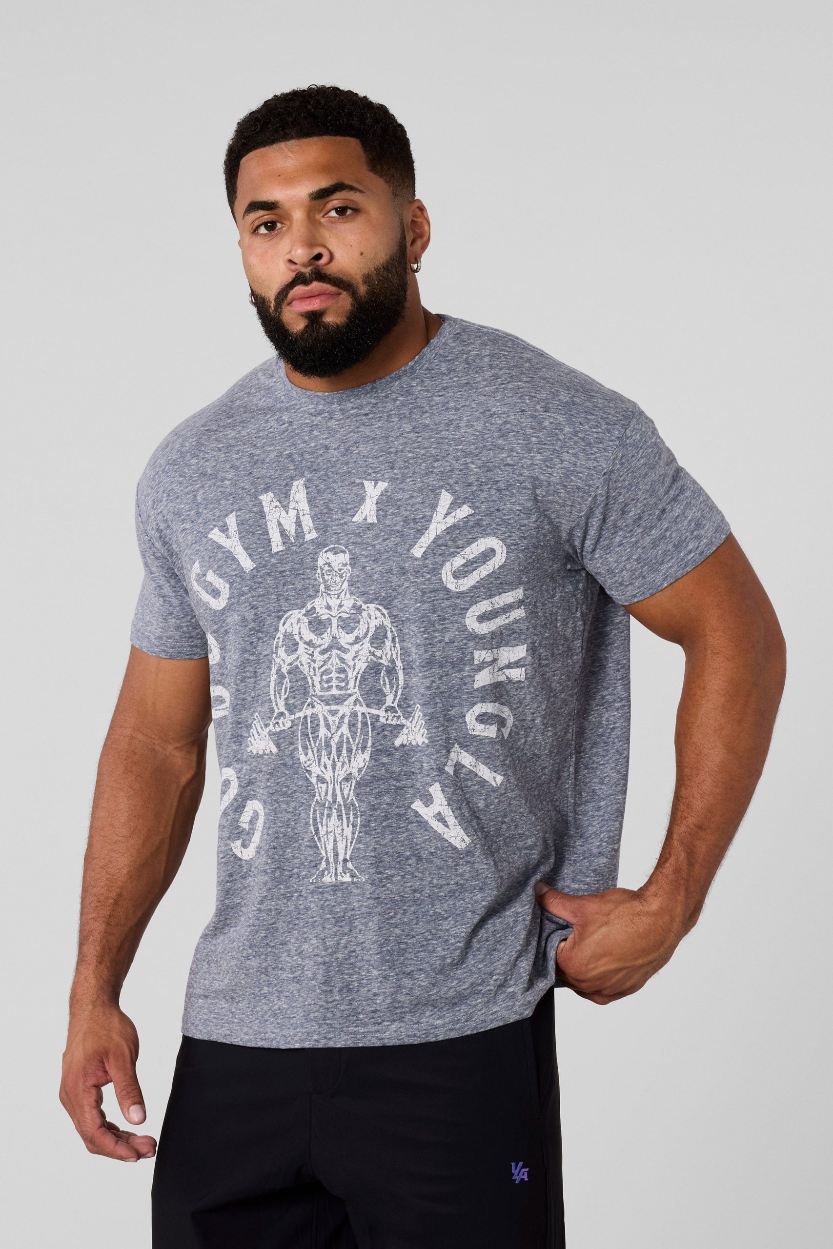 4206 - Gold's Gym Heather Tees - Image 8