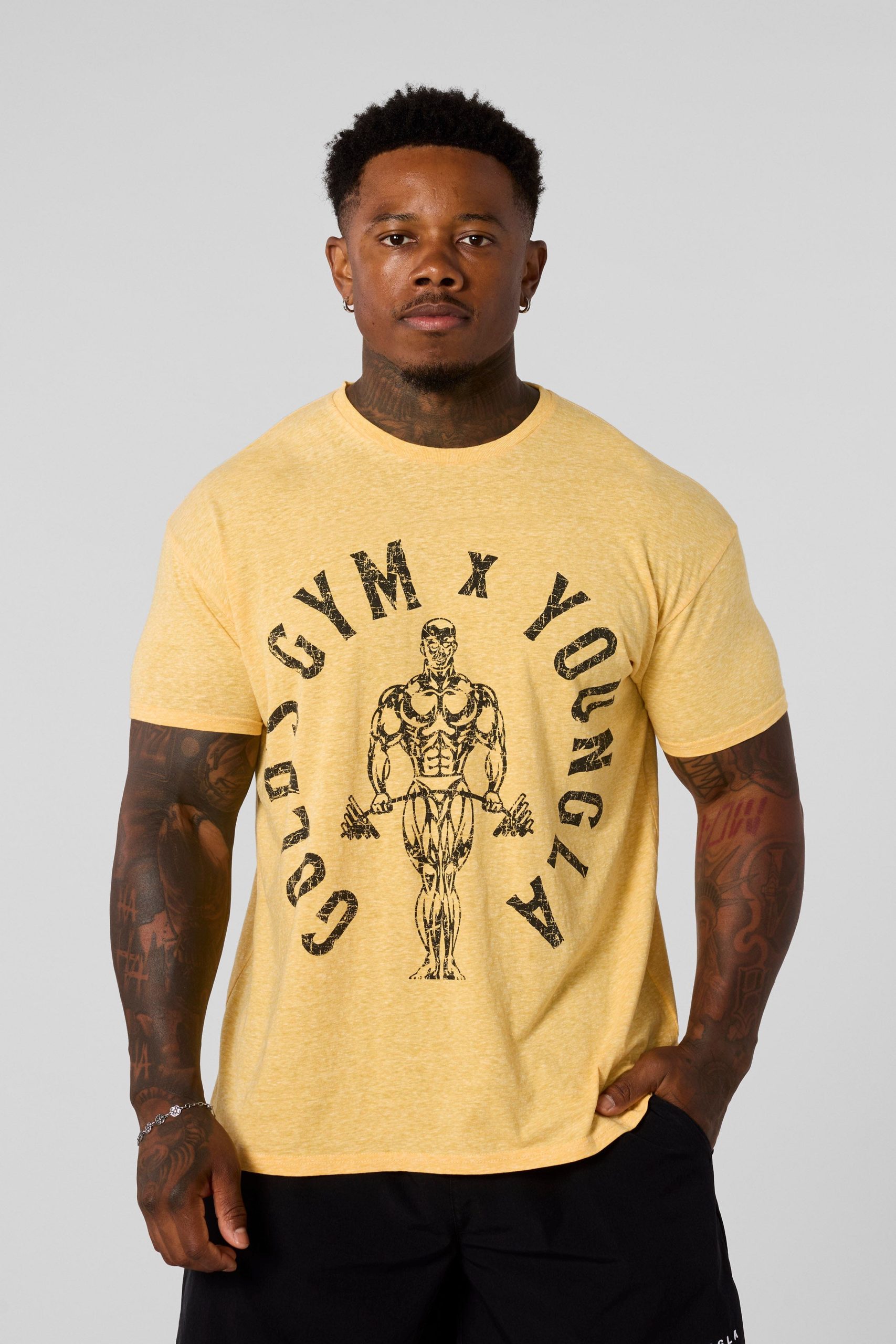 4206 - Gold's Gym Heather Tees - Image 7