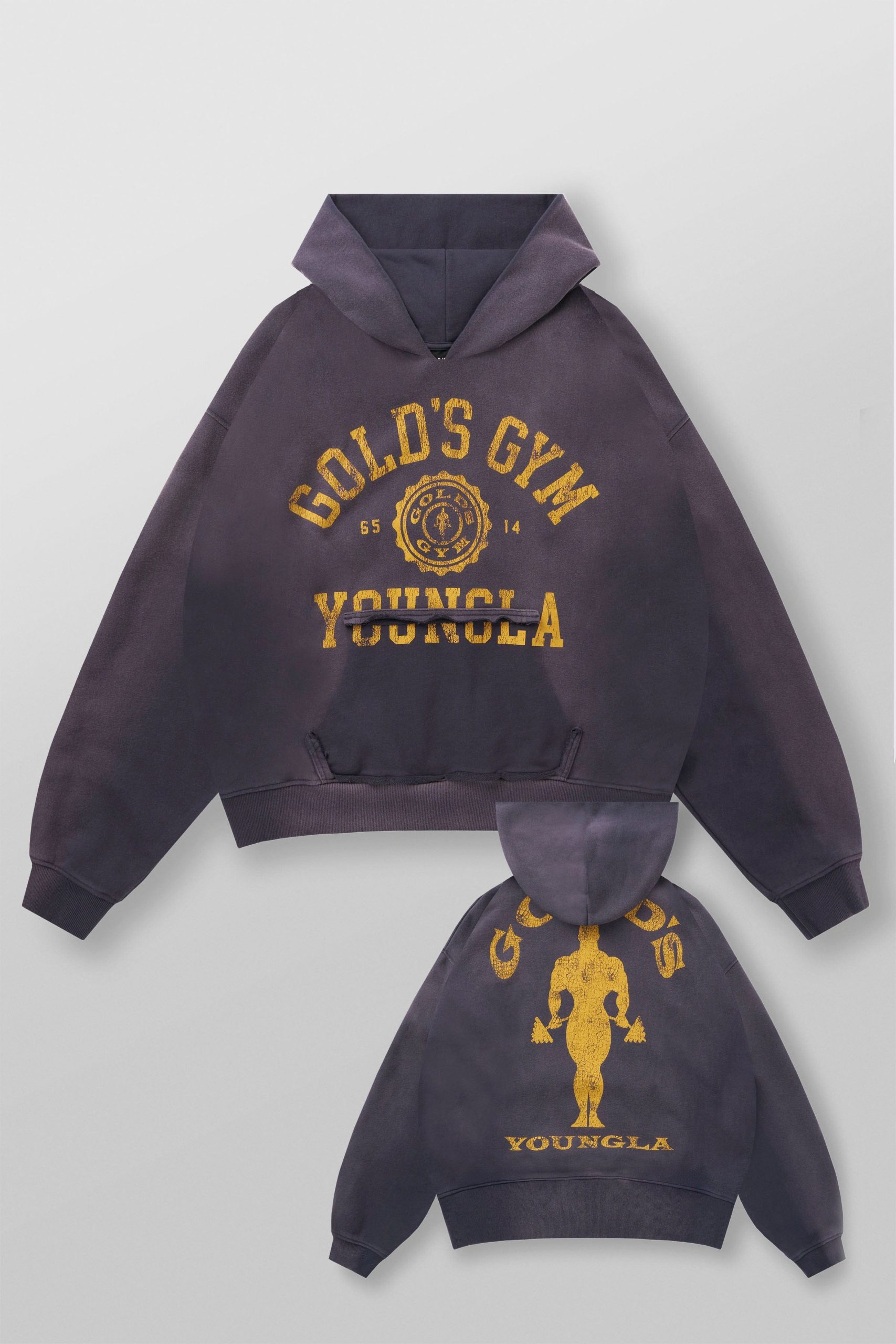5167 - Gold's Iron Legacy Crest Hoodies - Image 8