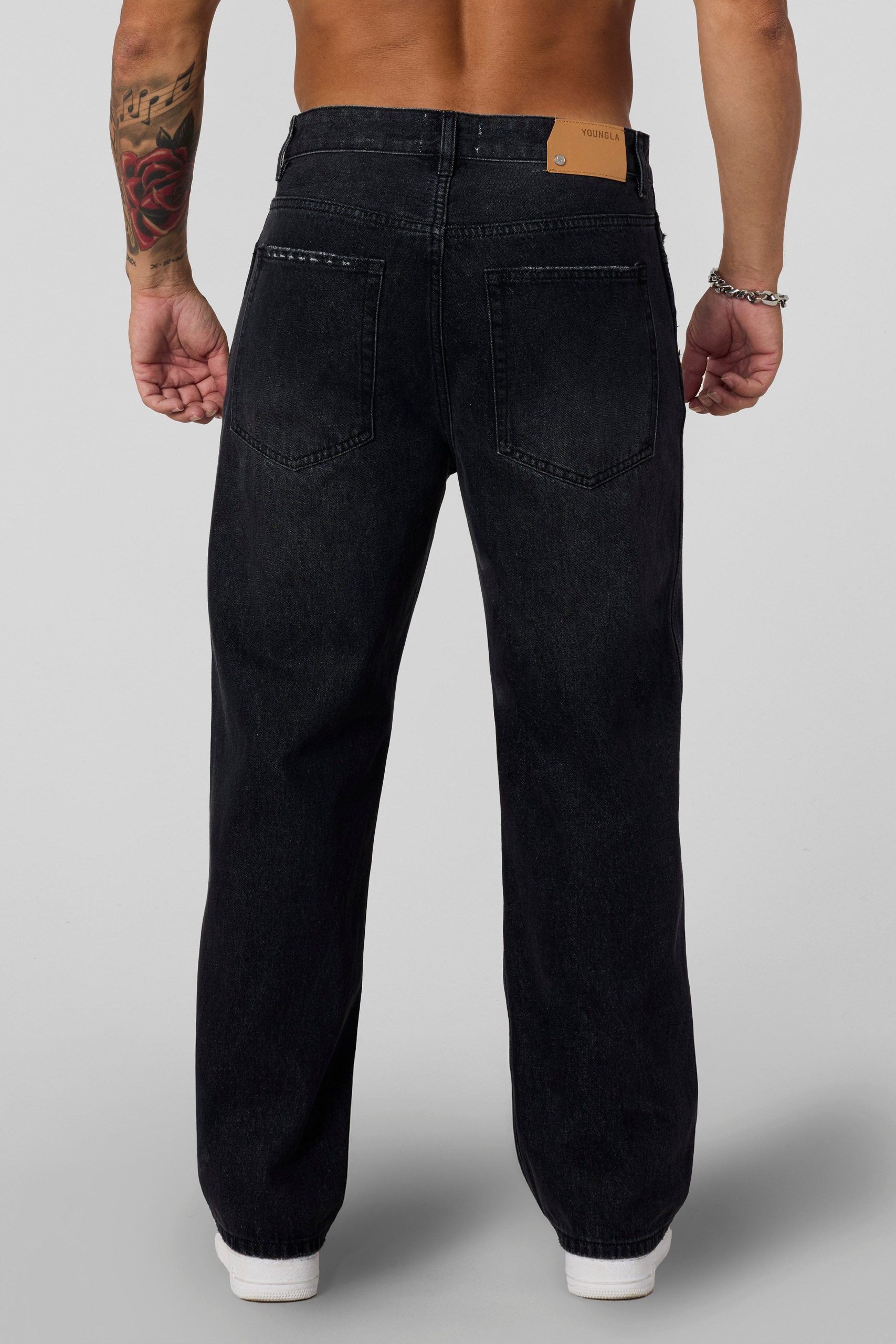 6025 - Straight Fit Ripped Jeans - Image 7