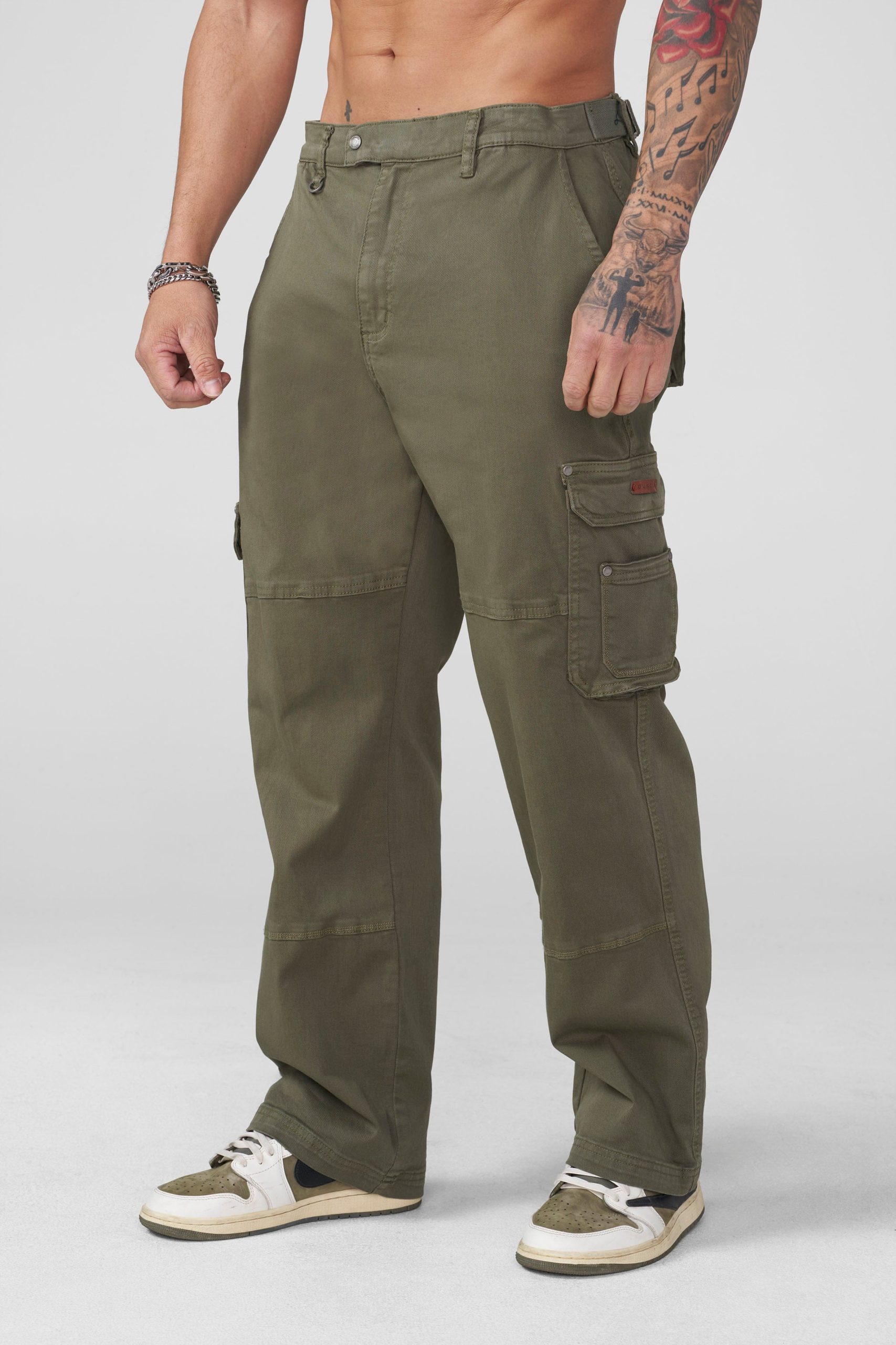 6032 - Old Money Twill Cargo Pants - Image 2