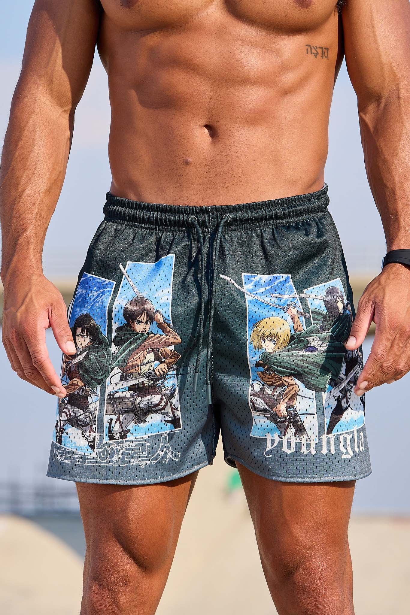 1126 - AOT© x YLA Mesh Shorts - Image 4