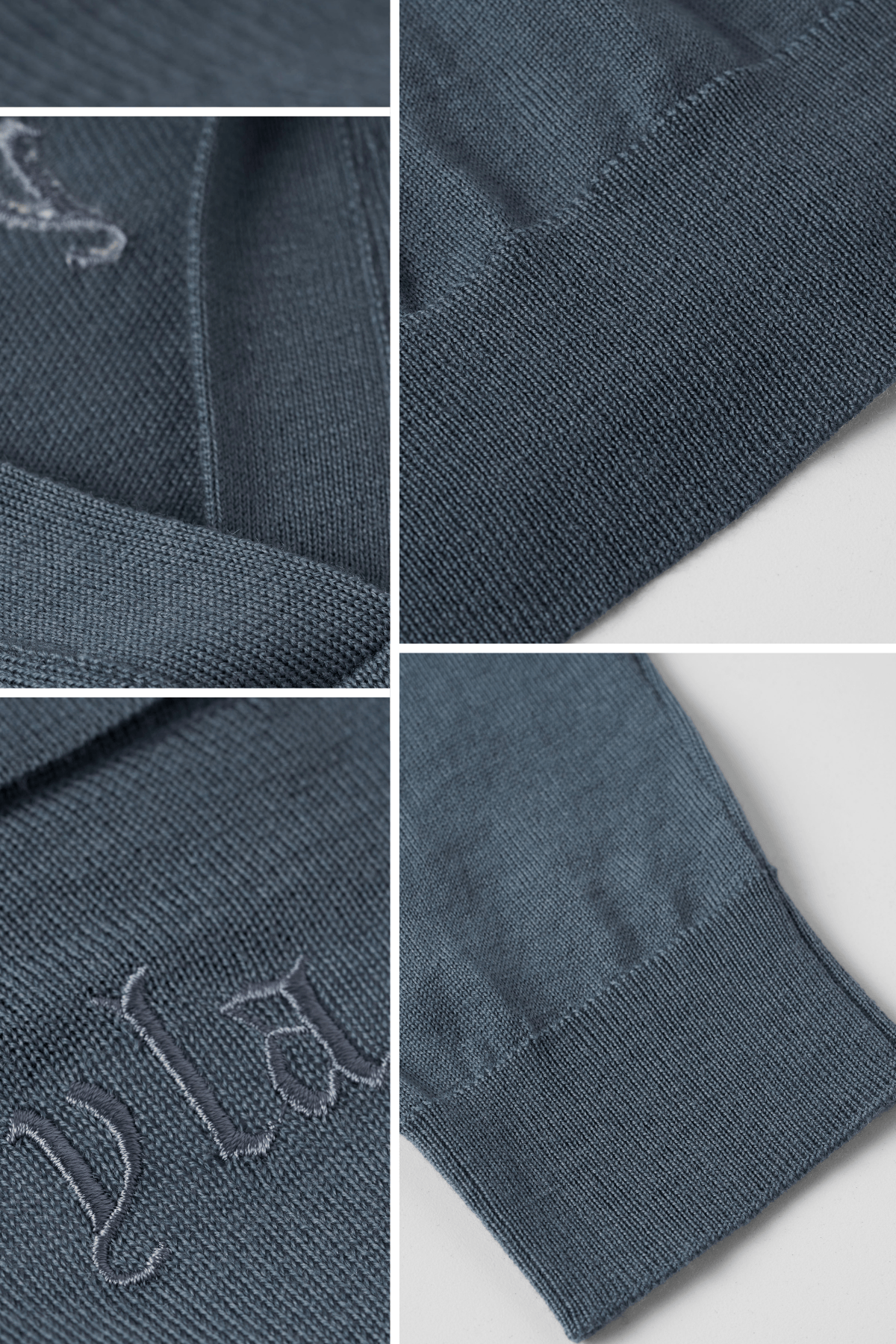 8018 - Monaco Wool Longsleeve Polo - Image 10