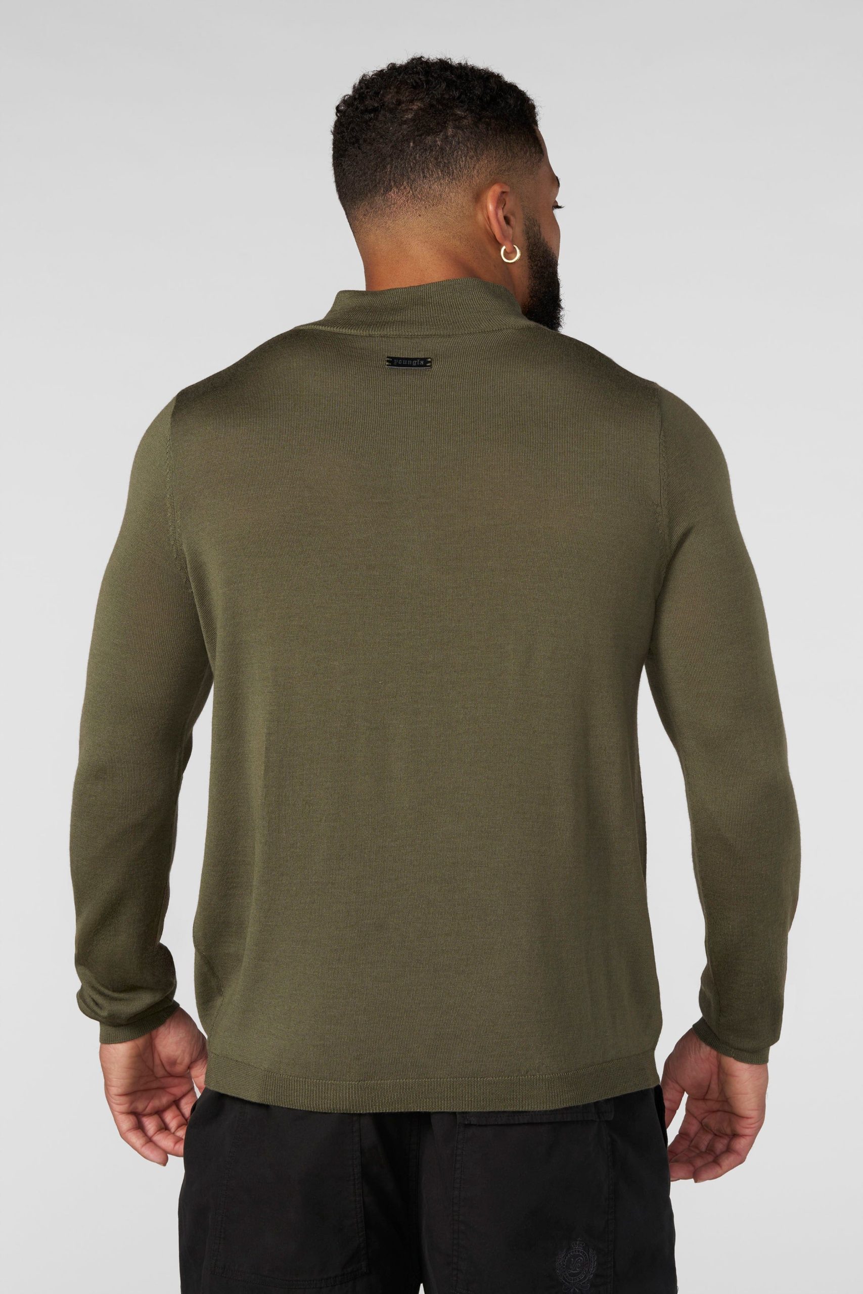 8048 - Monaco Wool Quarter-Zip Sweaters - Image 6