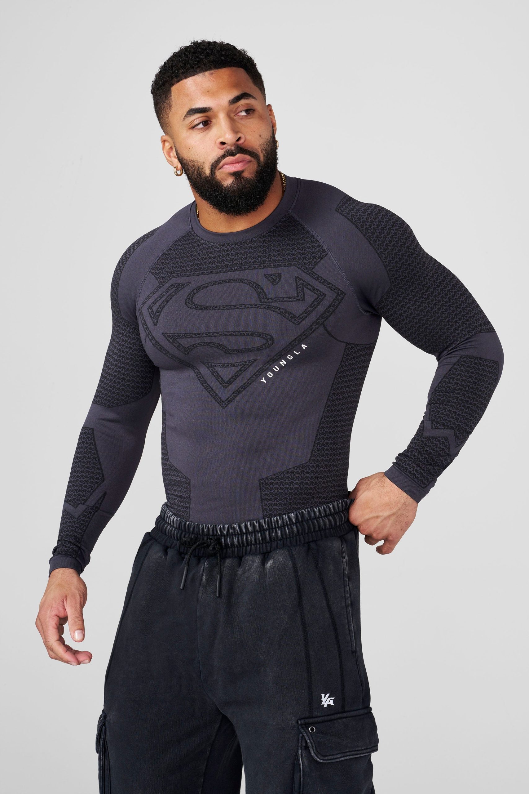 8066 - Superman Compression Longsleeves - Image 10