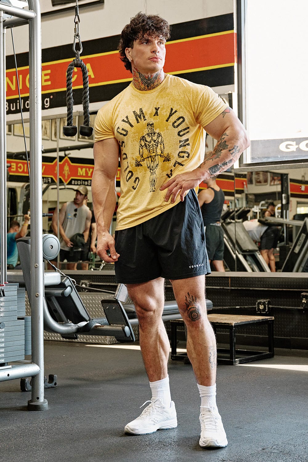 4206 - Gold's Gym Heather Tees - Image 4