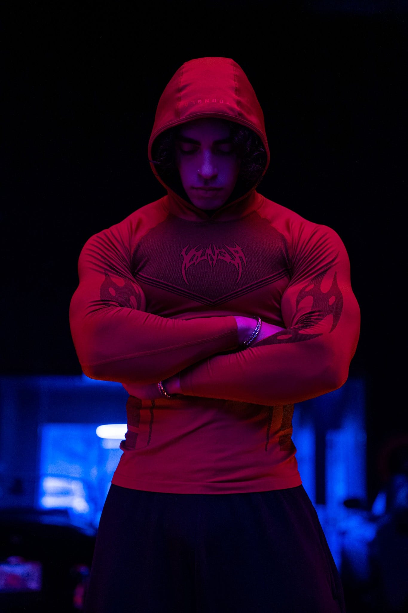 8062 - Warrior Compression Hoodies - Image 2