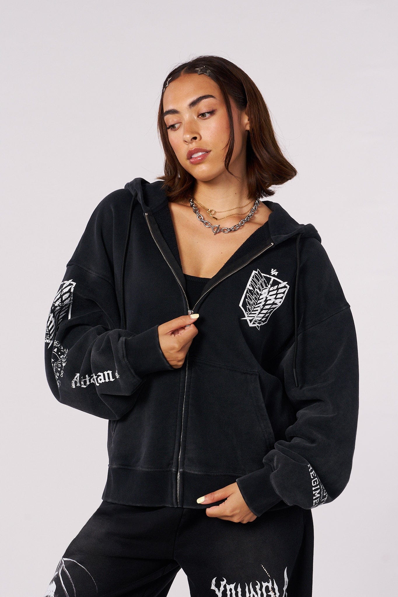 5138 - AOT© x YLA Zip-Up Hoodies - Image 7