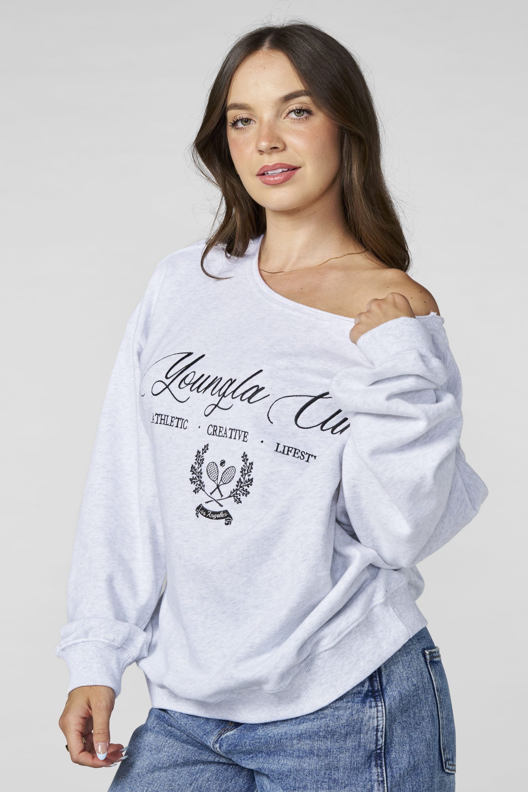 W5158 - Off-shoulder Pullover - Image 6