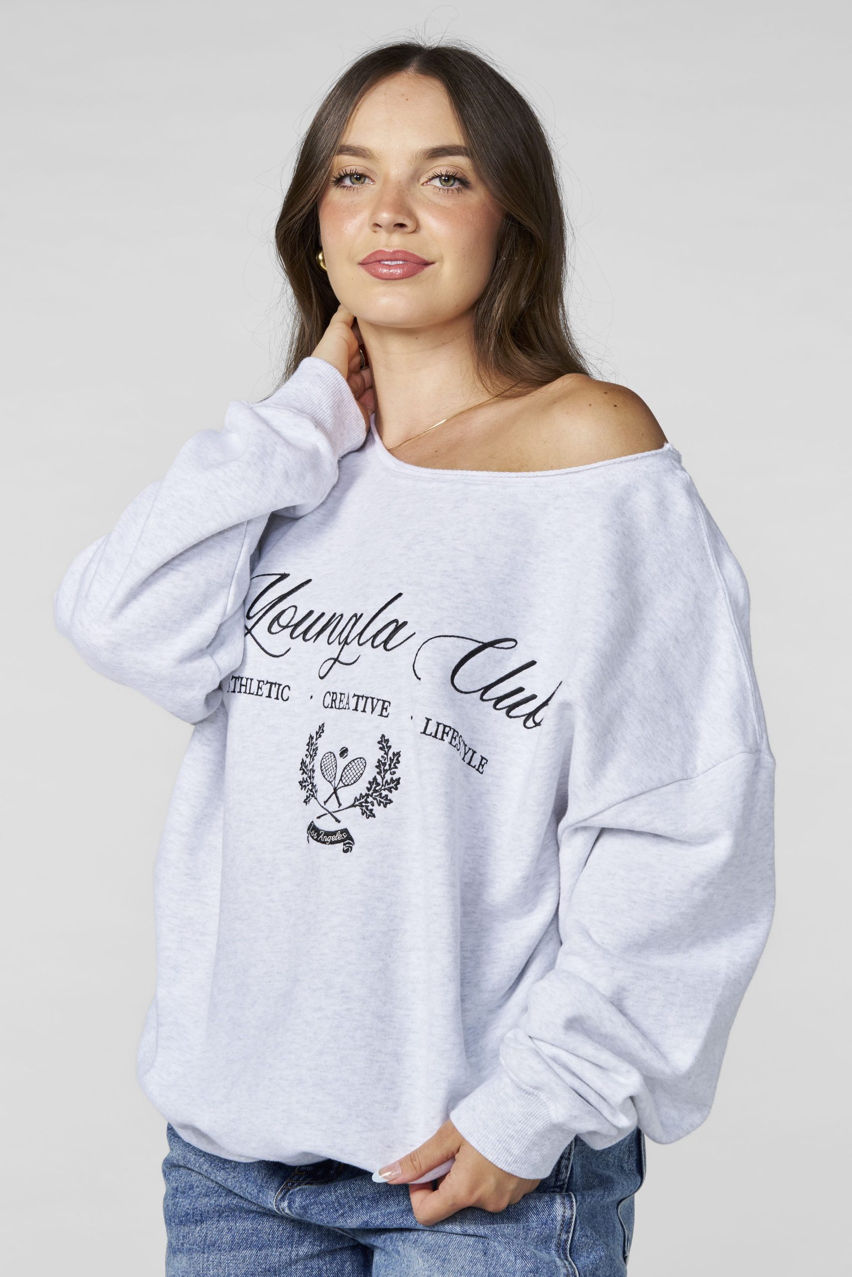 W5158 - Off-shoulder Pullover - Image 7