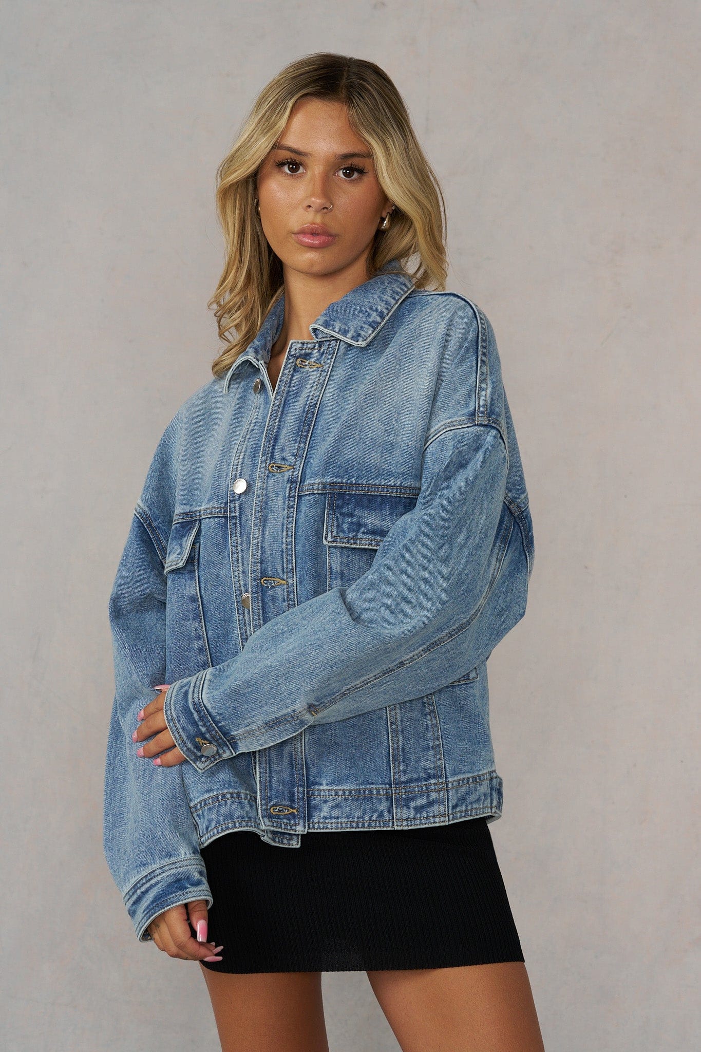 W5165 - Selena Denim Jacket - Image 4