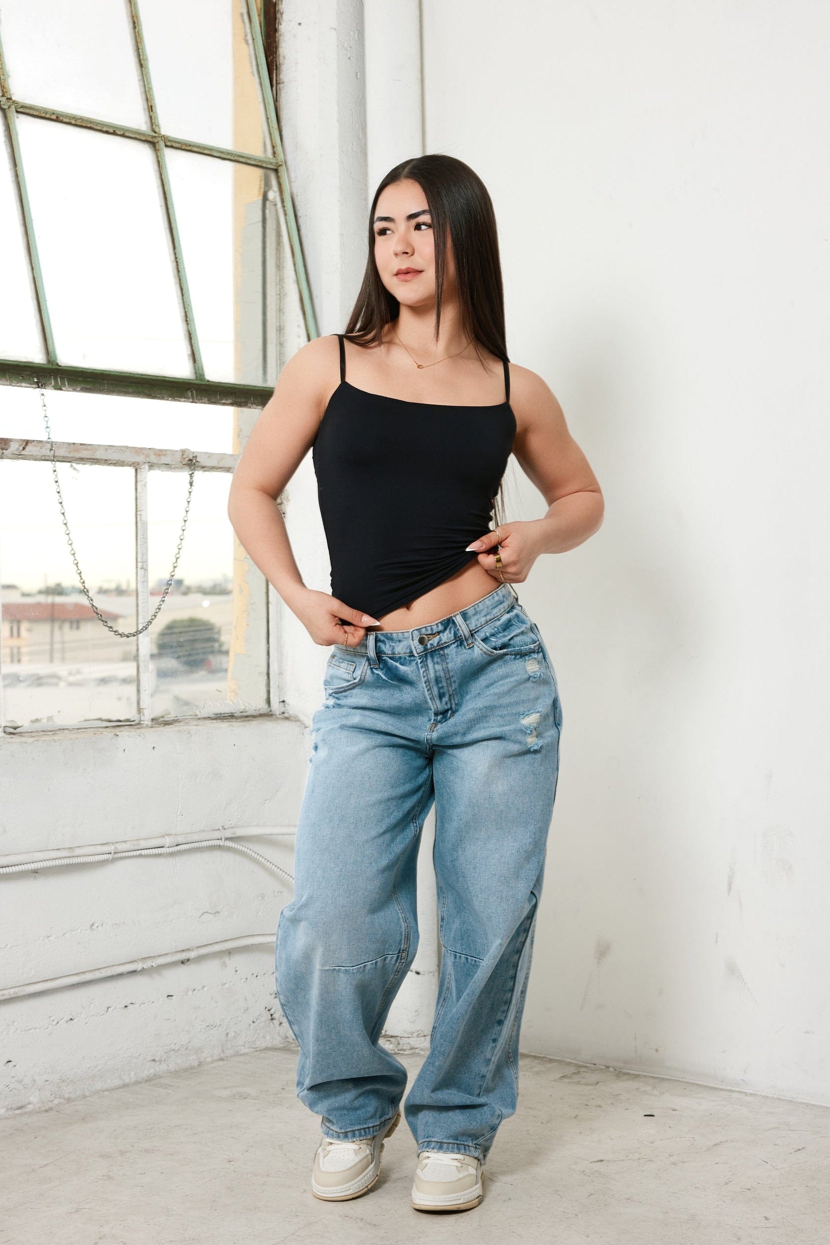 W2182 - Studio Edit Barrel Jeans - Image 2
