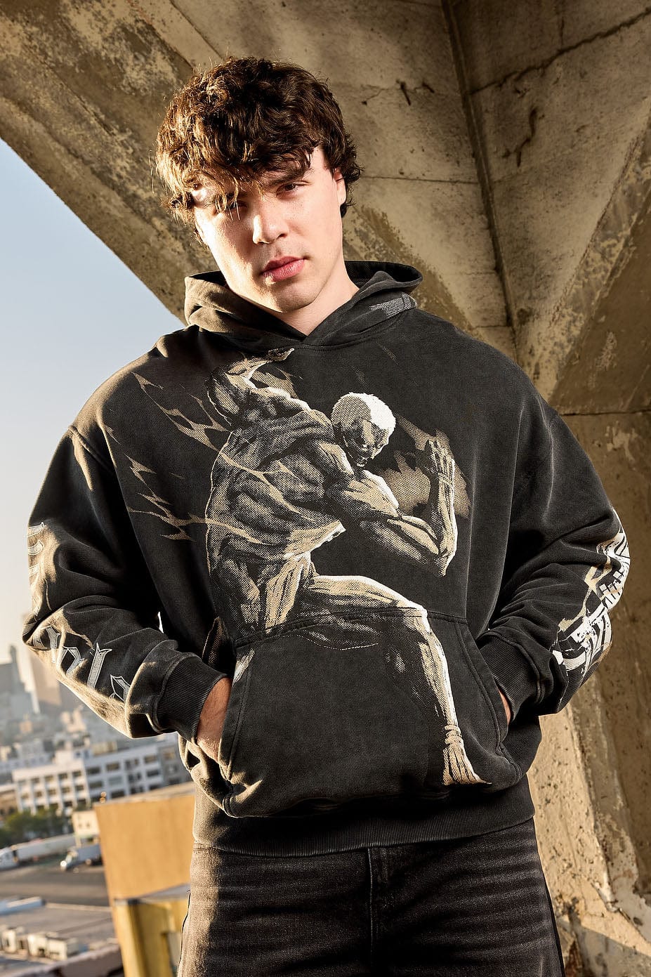5129 - AOT© x YLA Pullover Hoodies - Image 2