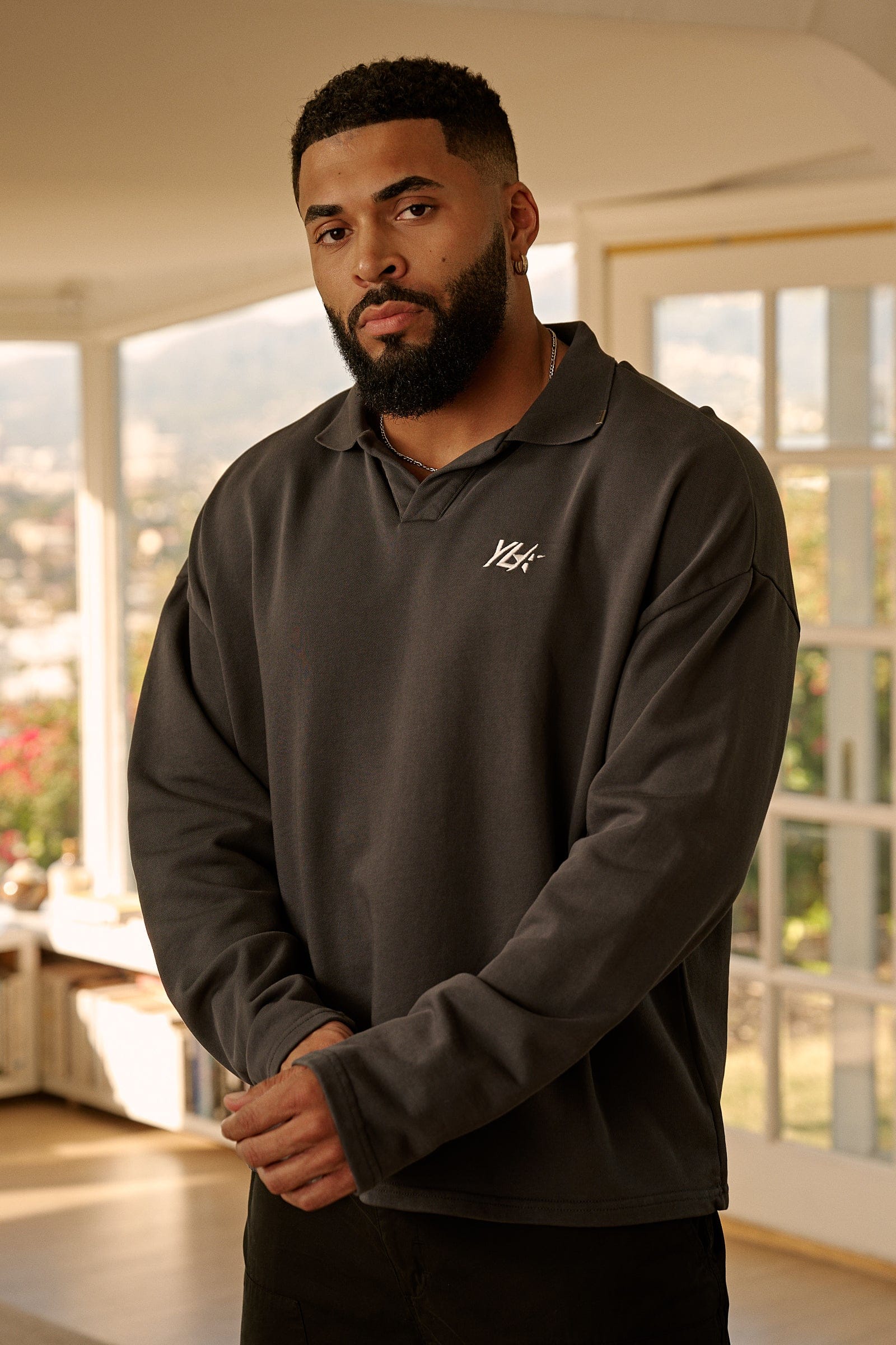 8069 - Menace Longsleeve Polo - Image 2