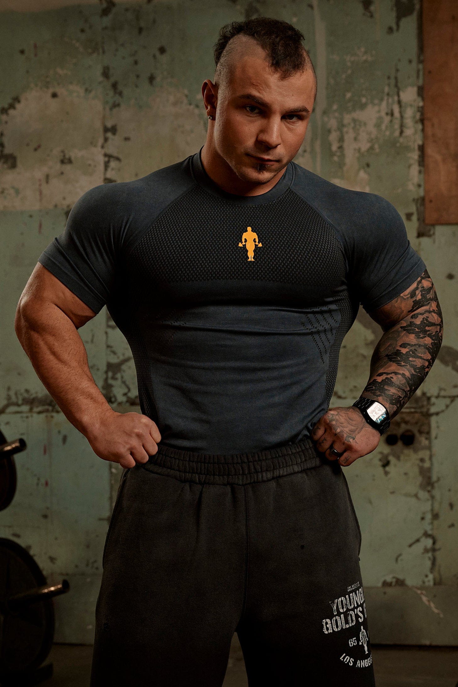 4286 - Gold's Iron Legacy Compression Tees - Image 3