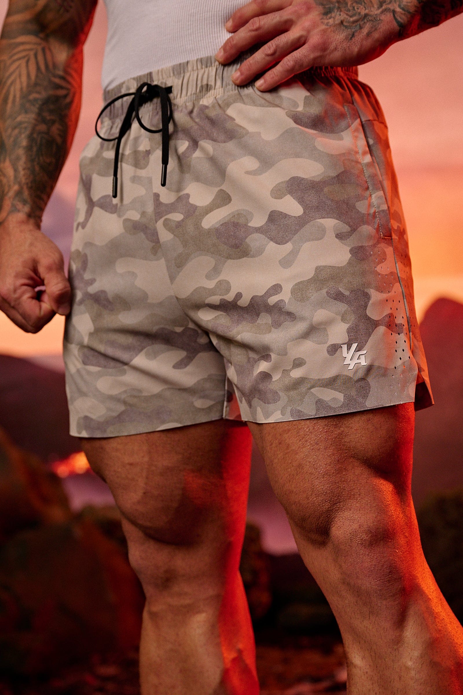 1047 - Camo Compression Shorts - Image 2