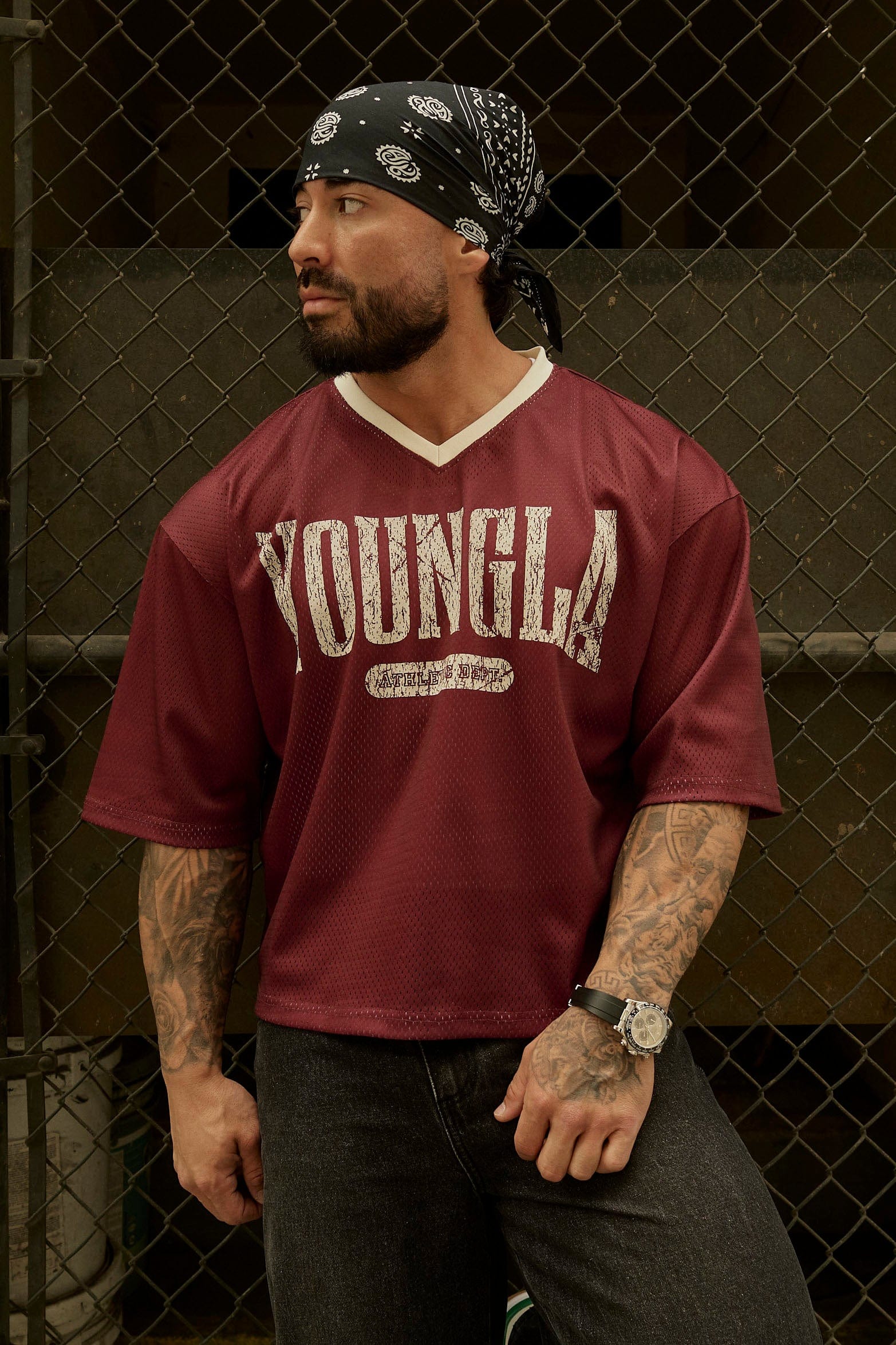 4187 - Varsity Football Cropped Jersey - Image 5