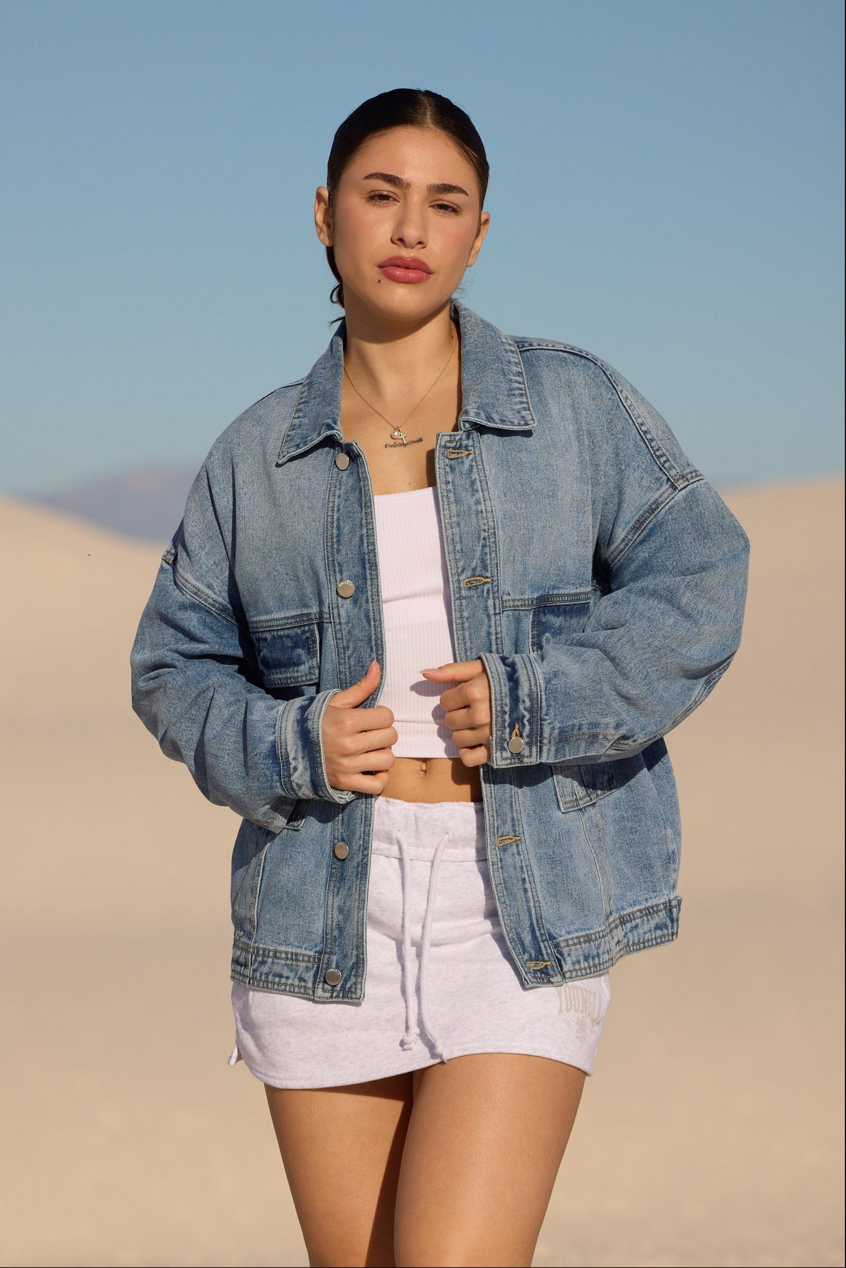 W5165 - Selena Denim Jacket - Image 3