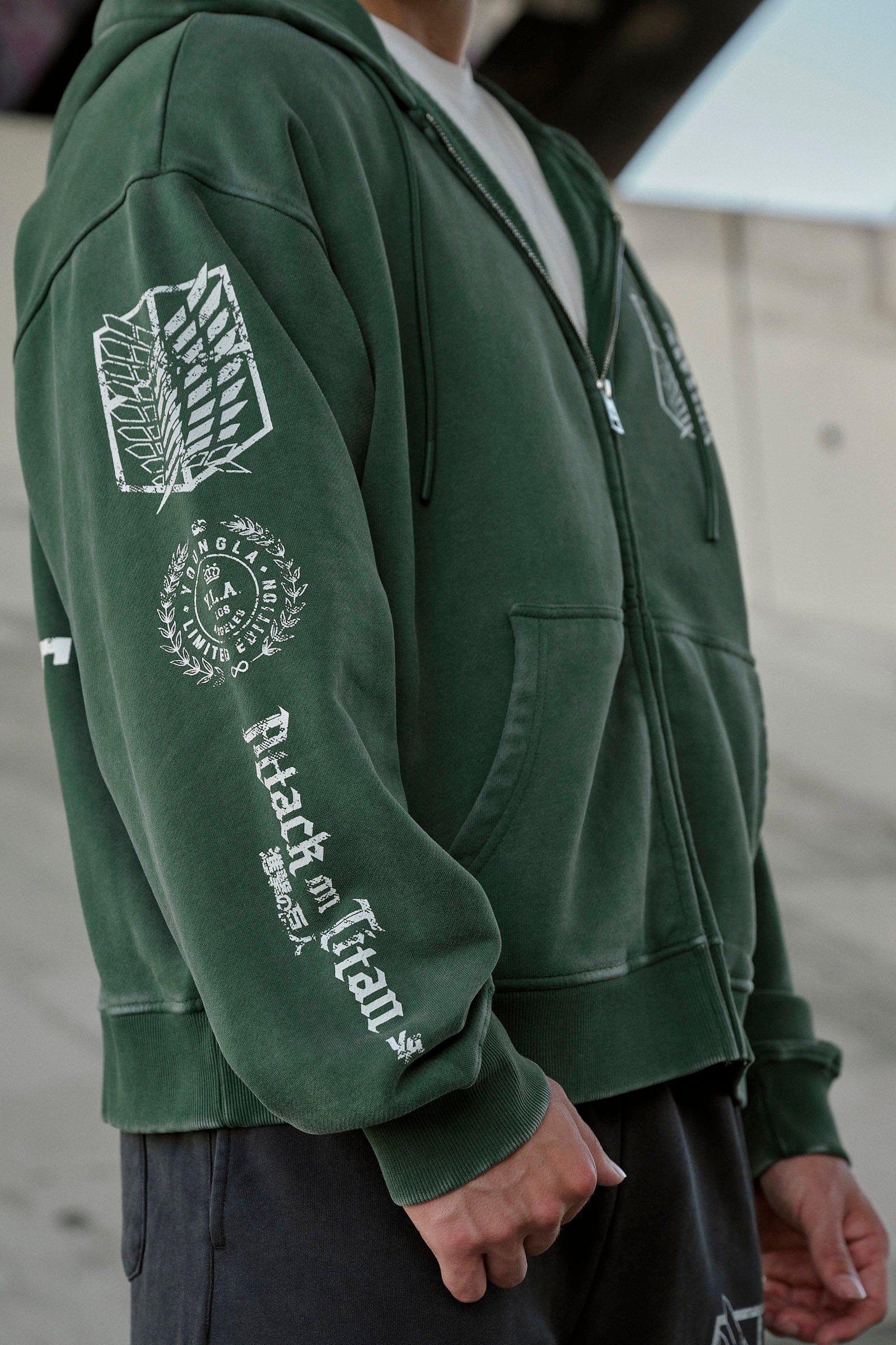 5138 - AOT© x YLA Zip-Up Hoodies - Image 4