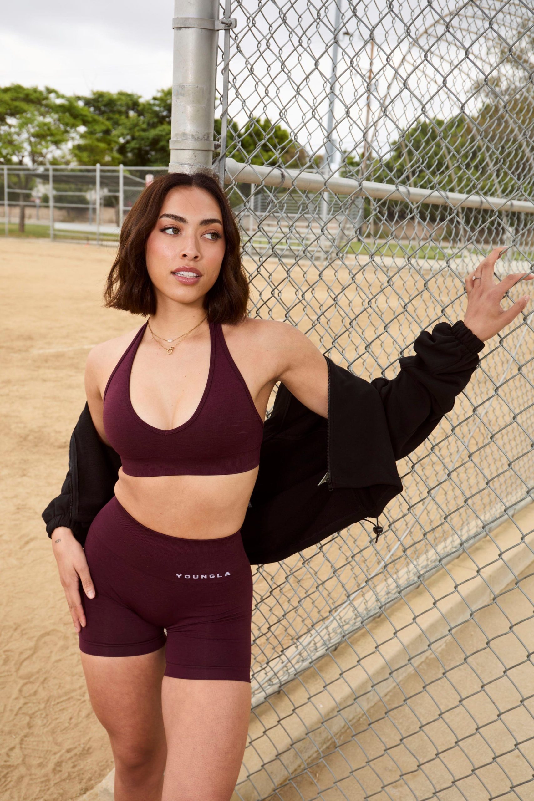 W328 - Core Seamless Halter sports bra - Image 2