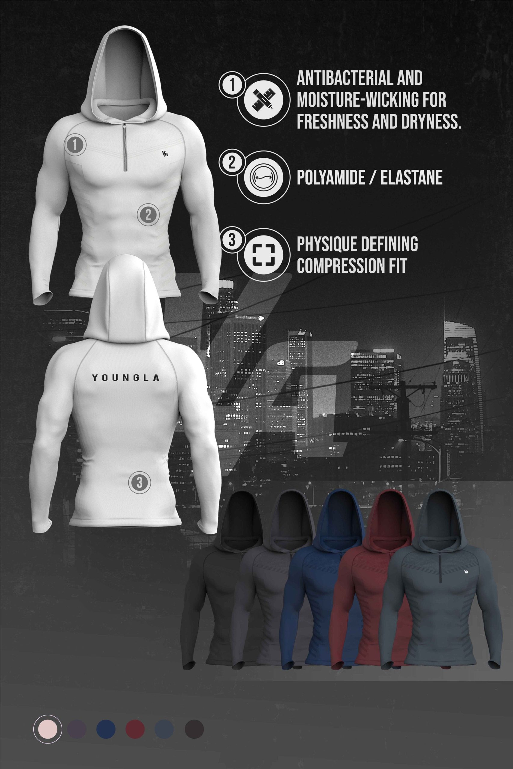 832 - SuperVillain Compression Hoodies - Image 11