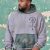 Heather Grey/Teal Wash