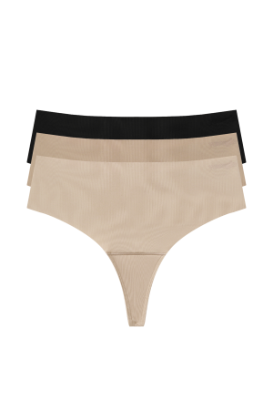 W637 padded thong 3-pack